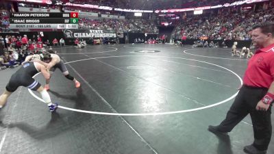 165 lbs Semis - Haakon Peterson, Dodgeville vs Isaac Briggs, Saint Croix Falls