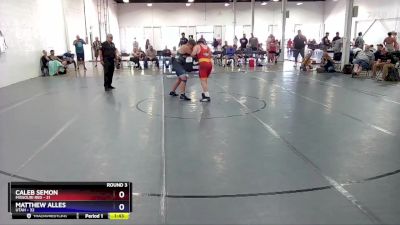 250 lbs Round 3 (8 Team) - Caleb Semon, Missouri Red vs Matthew Alles, Utah