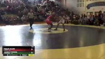 170 lbs Wrestleback 2 - Maliki Allen, Liberty vs Angelo Chahal, Centennial