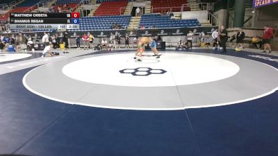 138 lbs Cons. Sub-quarters - Matthew Orbeta, California vs Shamus Regan, Florida