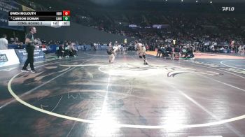 5A Boys 150 lbs Cons. Round 3 - Owen McLouth, Redmond Boys vs Carson Doman, Canby Boys