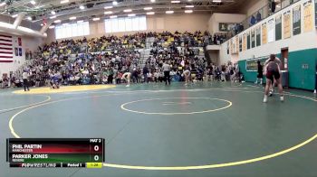 157 lbs Champ. Round 1 - Phil Partin, MANCHESTER vs Parker Jones, REVERE