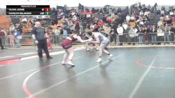 145 lbs Semifinal - Olivia Leone, Whittier vs Katelyn Belanger, Lawrence
