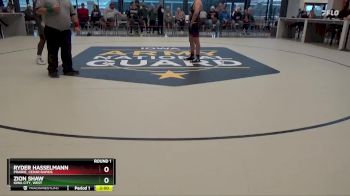JV-22 lbs Round 1 - Zion Shaw, Iowa City, West vs Ryder Hasselmann, Prairie, Cedar Rapids