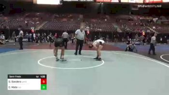 145 lbs Semifinal - Gabe Sanders, Sanderson Wrestling Academy vs Caleb Mata, Vici Wrestling