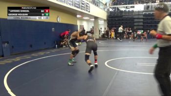 133 lbs Cons. Round 4 - George Holquin, Delta College vs Artemis Shmuel, Santa Ana College