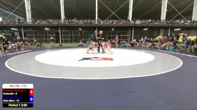 115 lbs Presley Pearson, Colorado vs Lillian Kendel, Ohio Blue
