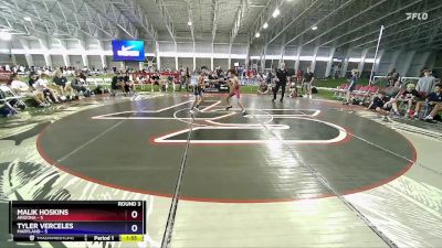 94 lbs Round 3 (8 Team) - Malik Hoskins, Arizona vs Tyler Verceles, Maryland