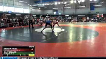 132 lbs Round 1 (6 Team) - Andrew Jones, Techfall Wrestling Club vs Riley Brewer, Storm Center