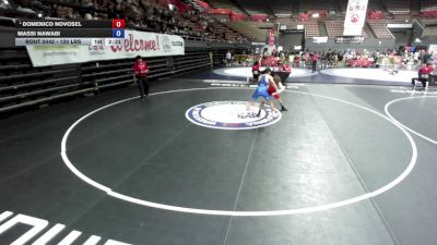 120 lbs Quarters - Domenico Novosel vs Massi Nawabi