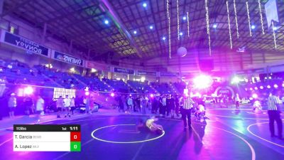 113 lbs Round Of 32 - Tatum Garcia, Bear Cave WC vs Andres Rambo Lopez, Wlv Jr Wrestling