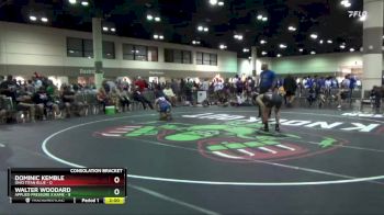 120 lbs Round 4 (16 Team) - Dominic Kemble, Ohio Titan Blue vs Walter Woodard, Applied Pressure X Kame