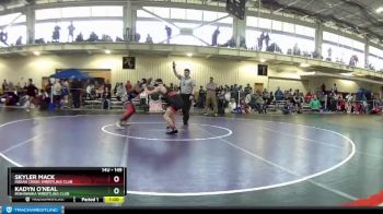 149 lbs Champ. Round 2 - Kadyn O`Neal, Mishawaka Wrestling Club vs Skyler Mack, Indian Creek Wrestling Club