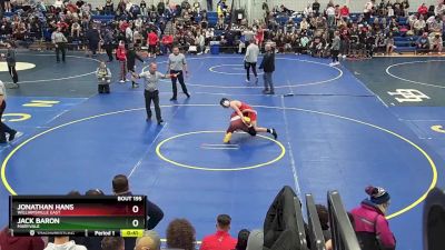 145 lbs Cons. Round 2 - Jack Baron, Maryvale vs Jonathan Hans, Williamsville East