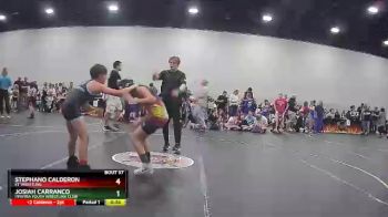 78 lbs Round 3 - Stephano Calderon, Et Wrestling vs Josiah Carranco, I?mXtra Youth Wrestling Club