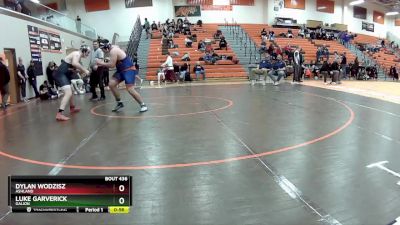 285 lbs Cons. Round 3 - Dylan Wodzisz, Ashland vs Luke Garverick, Galion