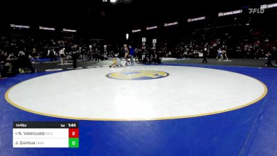 144 lbs Round Of 32 - Niko Valenzuela, Calvary Chapel Sa vs Jacob Quintua, Casa Grande