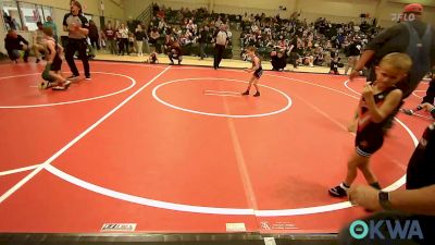 43-46 lbs Rr Rnd 2 - Hayden Wellman, Poteau Youth Wrestling Academy vs Tristan Price, Tahlequah Wrestling Club