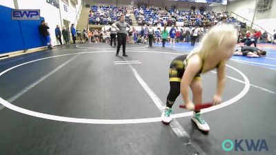 60-66 lbs Rr Rnd 1 - Bryar Burch, Dark Cloud Wrestling Club vs Audrey Hembree, Wyandotte Youth Wrestling