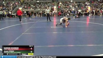 90 lbs Cons. Round 2 - Karson Wuebker, Sebolt Wrestling Academy vs Evan Strom, Panhandle Wrestling Academy