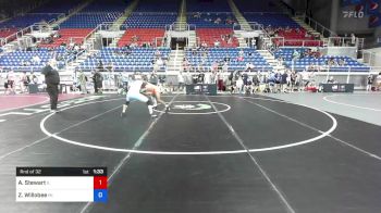 160 lbs Rnd Of 32 - Aaron Stewart, Illinois vs Zane Willobee, Michigan