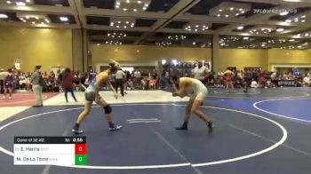 Match - Elliot Harris, Southern Oregon Strong vs Mario De La Torre, Temescal Canyon Wrestling