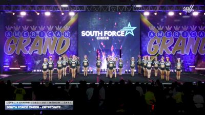 South Force Cheer - Kryptonite [2025 L4 Senior Coed - D2 - Medium Day 1] 2025 The American Grand Grand Nationals
