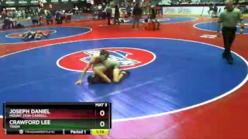 1 lbs Quarterfinal - Crawford Lee, Trion vs Joseph Daniel, Mount Zion-Carroll