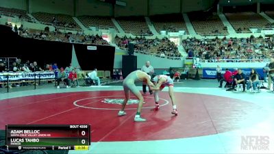 D4-106 lbs Cons. Semi - Lucas Tahbo, Parker vs Adam Belloc, Santa Cruz Valley Union Hs