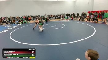 125 lbs Champ. Round 2 - Allison Kissack, Kelly Walsh vs Josie Raber, Thunder Basin