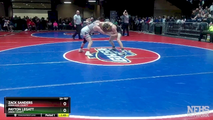 2A-157 lbs Quarterfinal - Payton Legatt, Union County vs Zack Sanders ...