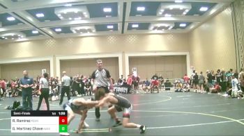 120 lbs Semifinal - Ronnie Ramirez, Pounders WC vs Giovanni Martinez Chavez, Aces Wr Acd