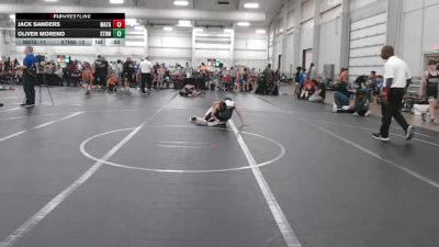 64 lbs Round 2 (6 Team) - Jack Sanders, Mat Assassins vs Oliver Moreno, Xtreme Team