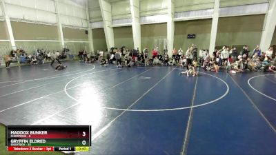 75 lbs Semis & 1st Wrestleback (8 Team) - Gryffin Eldred, Shootbox vs Maddex Pace, Champions