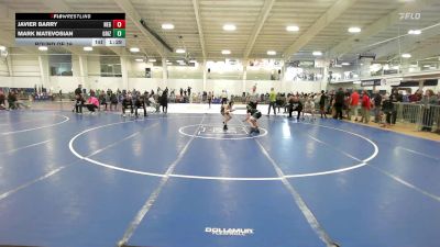91 lbs Round Of 16 - Javier Barry, New England Gold WC vs Mark Matevosian, Grizzlies Wrestling Academy