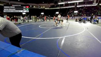 Girls 120 lbs Cons. Round 3 - Kendall Swain, Todd Beamer (Girls) vs Micha Pescasio, Richland (Girls)