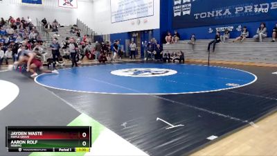 152 lbs Round 3 - Jayden Waste, Maple Grove vs Aaron Rolf, Hibbing