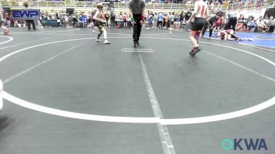 80 lbs Round Of 16 - Connor Freeman, Tonkawa Takedown Club vs Briar Ware, Cleveland Takedown