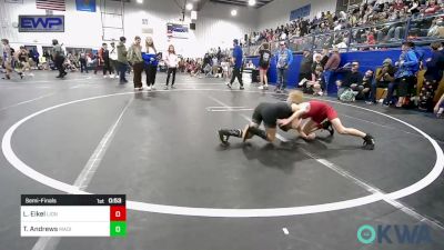 58 lbs Semifinal - Landon Eikel, Lions Wrestling Academy vs Tristyn Andrews, Madill Takedown