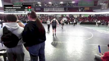 285 lbs Quarterfinal - Cristian Cervantes, Capital vs Kollin Bailey, Rocky Mountain