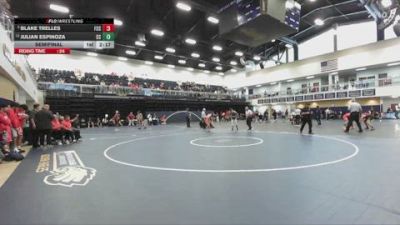 149 lbs Semifinal - Julian Espinoza, Cerritos College vs Blake Trelles, Fresno City College