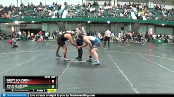 285 lbs Cons. Round 1 - Brett Boudreau, Grand Valley State WC vs Evan Sevastos, Ashland University