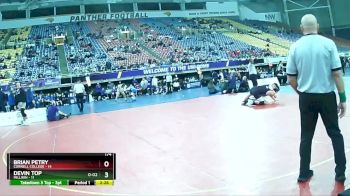 174 lbs Placement (4 Team) - Devin Top, Millikin vs Brian Petry, Cornell College