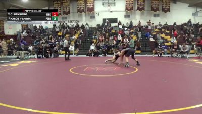 175 lbs Champ. Round 2 - Kalob Ybarra, Pomona vs Cj Pensiero, Bishop McCort