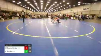 135 lbs Semifinal - Will Deutschlander, Best Trained USA 14U vs Joaquin Moralez, Roundtree Wrestling Academy 14U