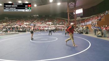 190 lbs Champ. Round 1 - Katy Duncan, Tonganoxie HS vs Nevaeh Graves, Hoisington HS