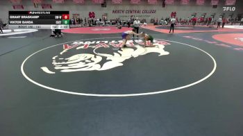 141 lbs Champ. Round 2 - Grant Braskamp, Wisconsin-Whitewater vs Viktor Banda, Castleton