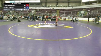 138 lbs Quarterfinal - Jaclyn Dehney, New England College vs Olivia Lapoint, D`Youville