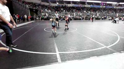 72 lbs Semifinal - Riley Mietchen, Ottawa Mat Masters vs Chasity Robinson, Alphas