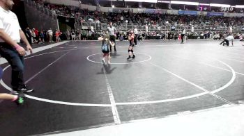 72 lbs Semifinal - Riley Mietchen, Ottawa Mat Masters vs Chasity Robinson, Alphas